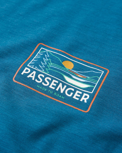 Roamer Men's Drirelease® Active T-Shirt - Tidal Blue - Flatlay