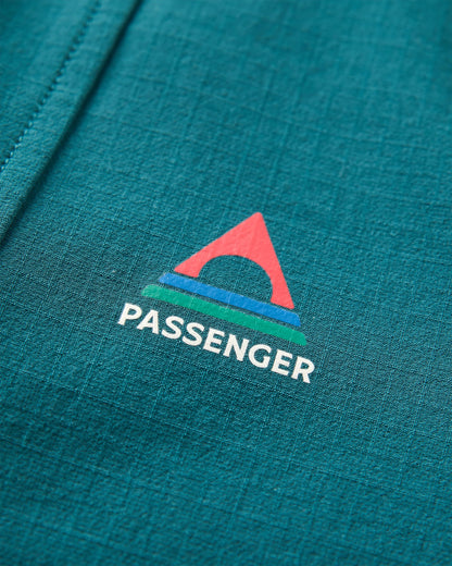 Trailscape Men's Lightweight Softshell Jacket - Mediterranean/ Ocean Teal - Flatlay