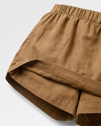 Whirl Lightweight Skort - Caramel - Flatlay