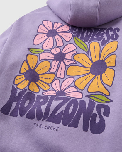 Endless Horizons Hoodie - Purple Haze - Flatlay
