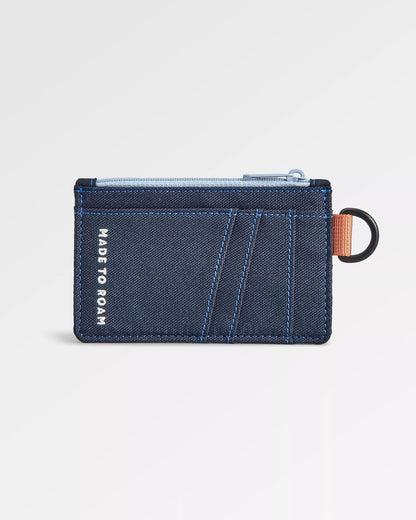 Recycled Card Holder - Dark Denim - Flatlay