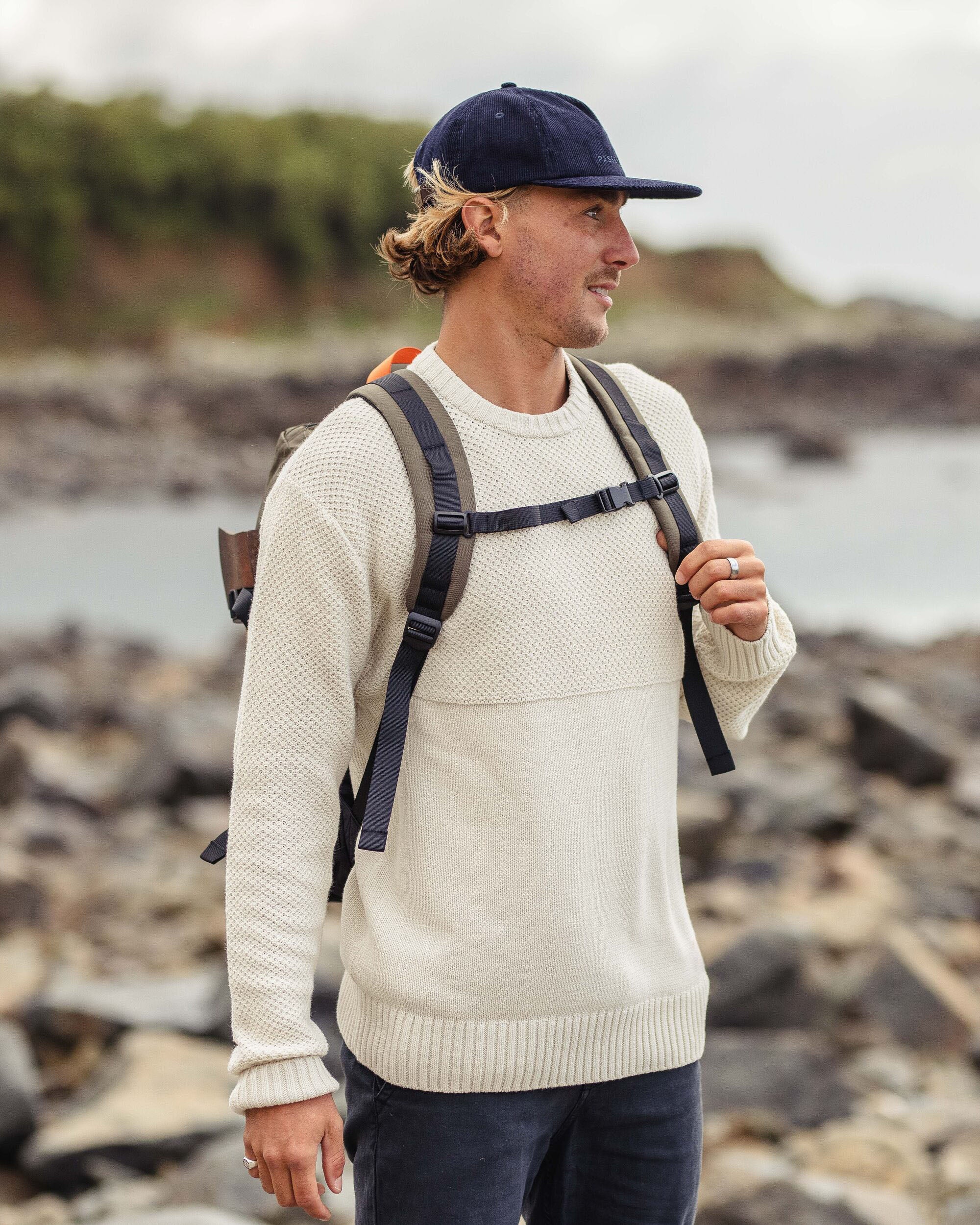 Swell Knitted Jumper - Off White - Lifestyle