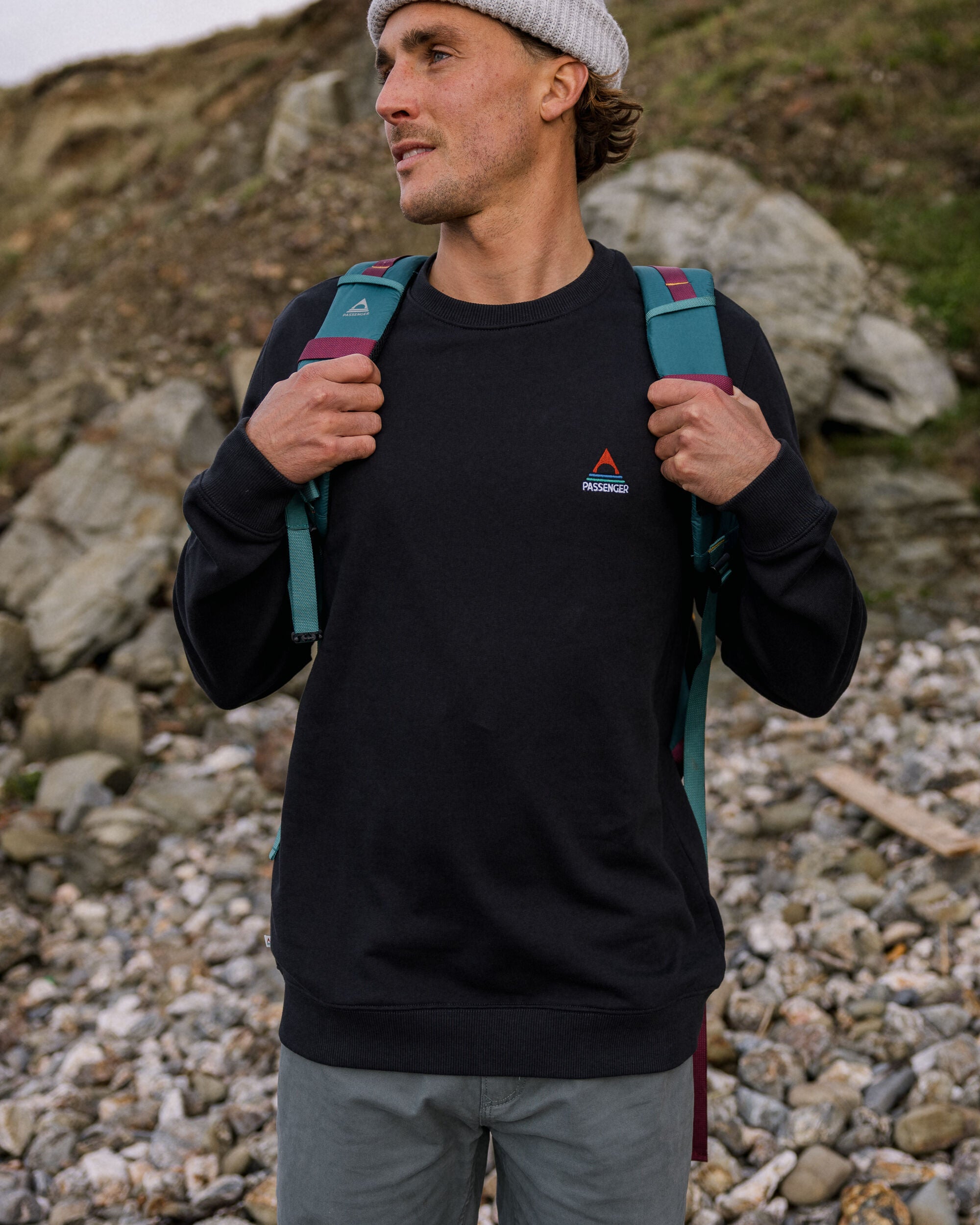 Vita Sweatshirt - Black - Lifestyle - Male