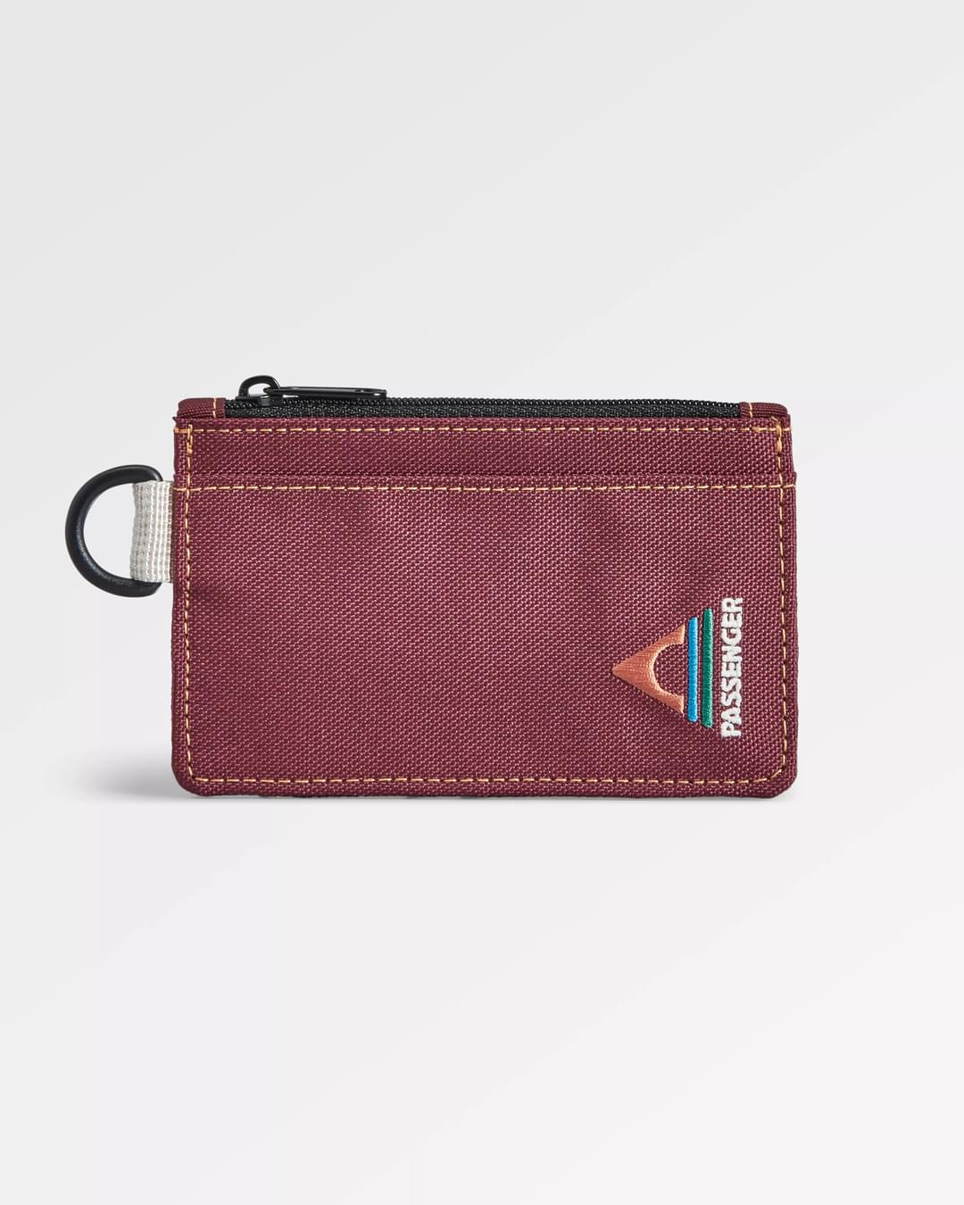 Recycled Card Holder - Burgundy - Flatlay