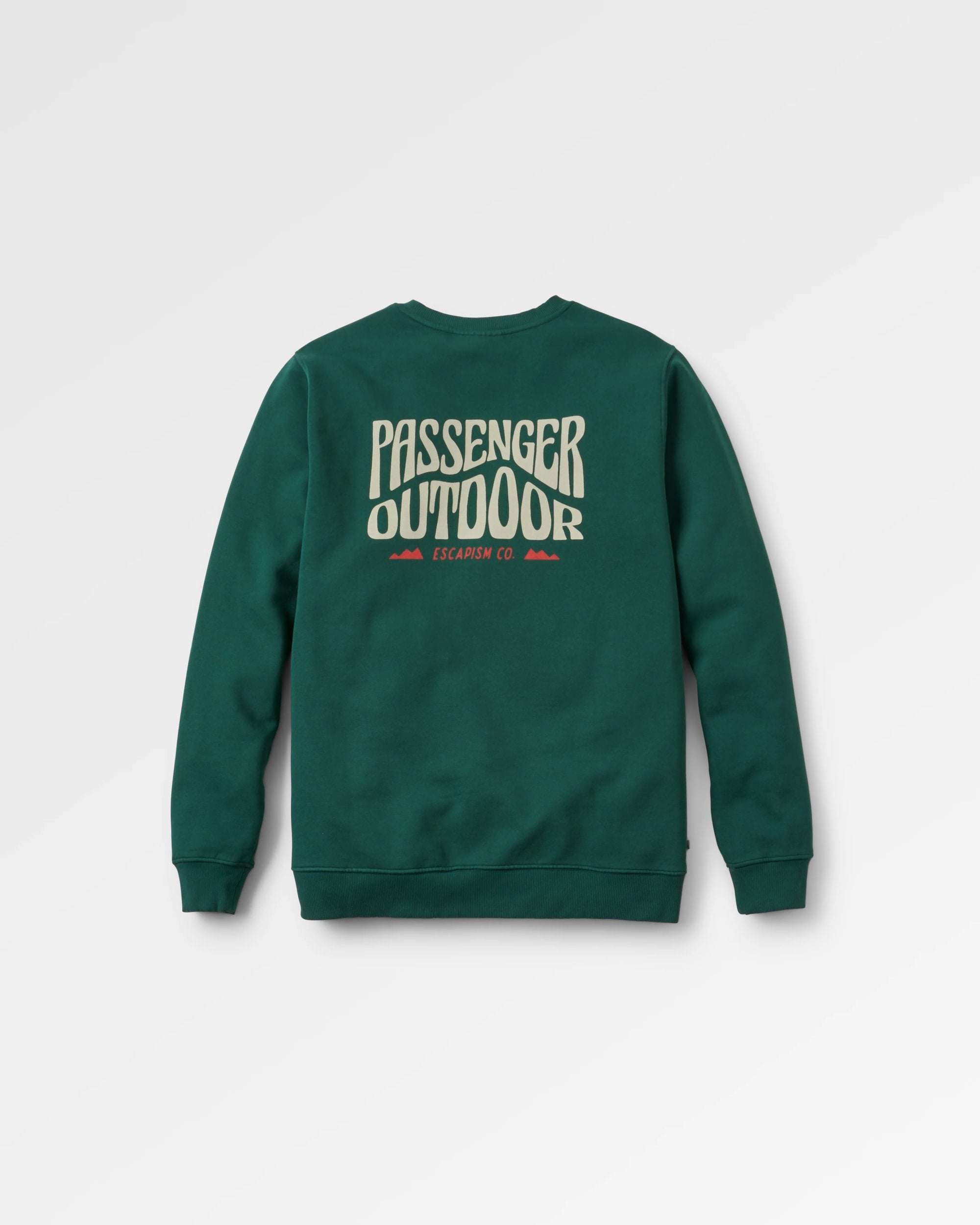 Yuca Recycled Cotton Sweatshirt - Rain Forest - Flatlay