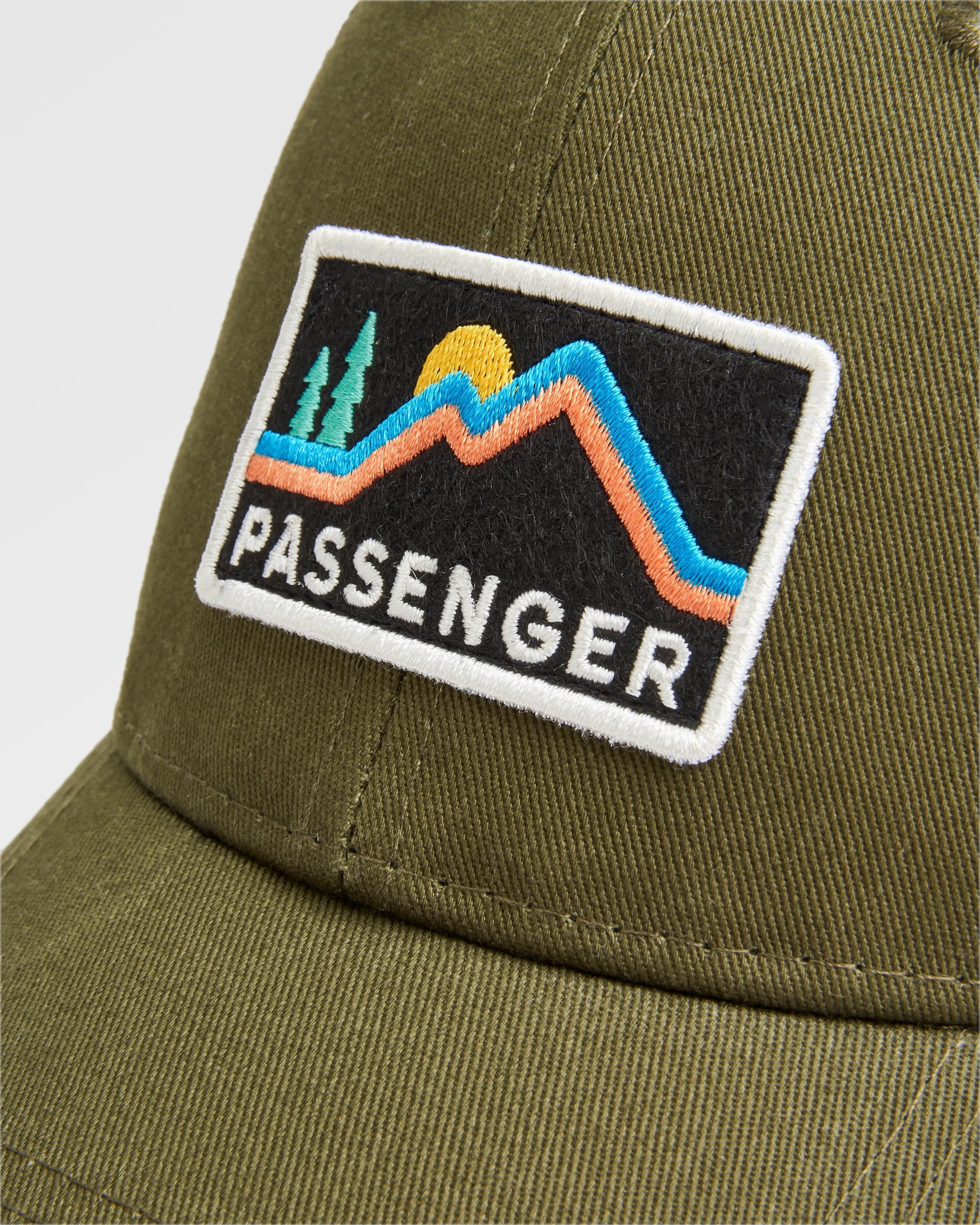 Made To Roam Mesh Snapback Cap - Khaki - Flatlay