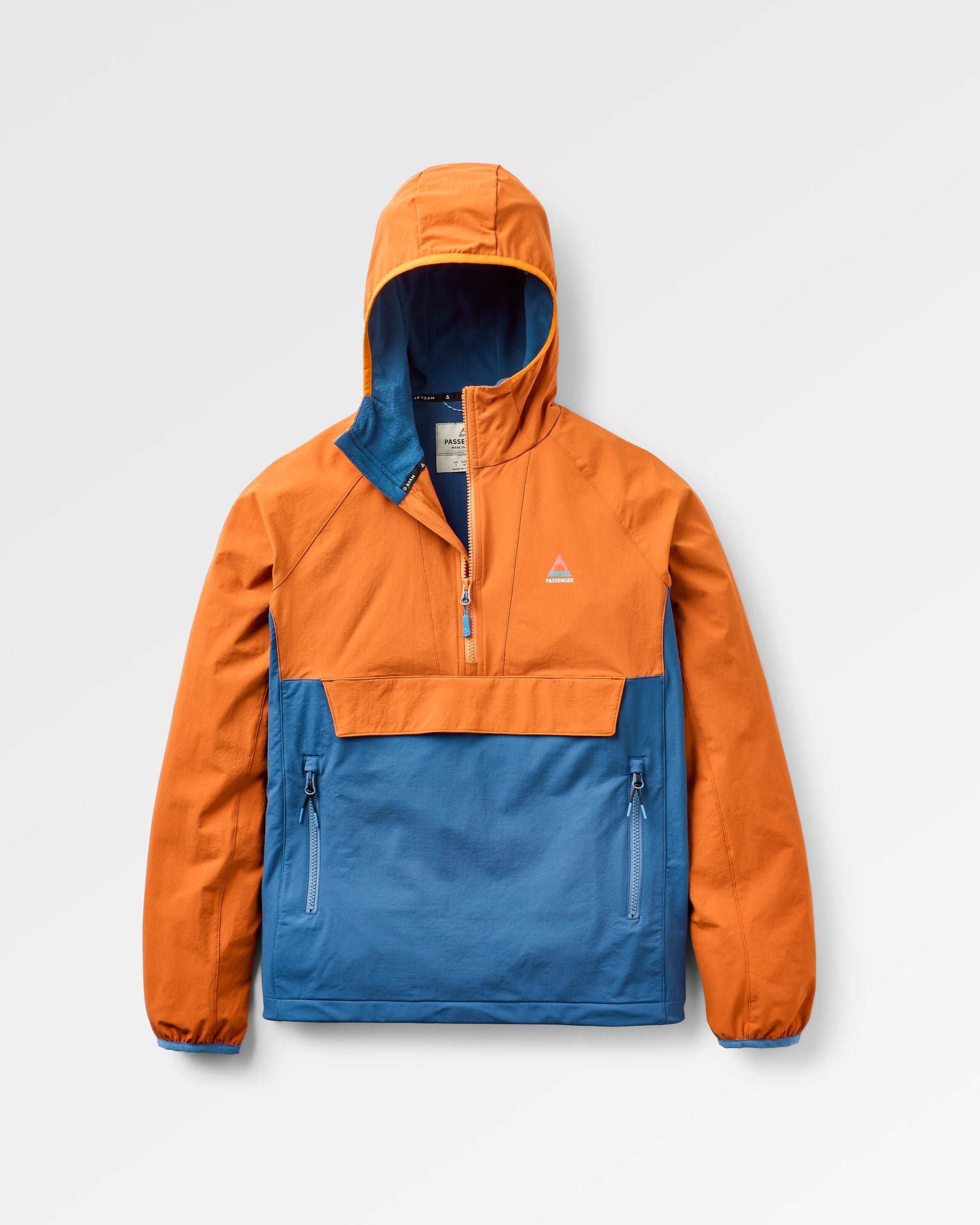 Ocean Lite Women's Recycled Softshell Jacket - Dark Denim/Sunset Orange