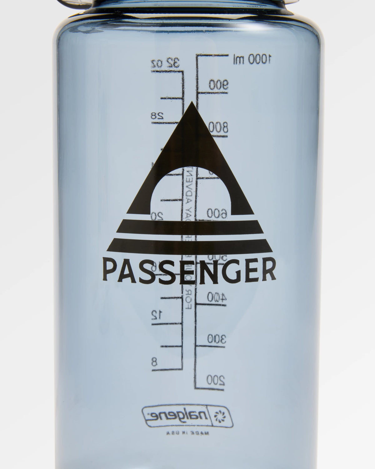 Nalgene 1L Wide Mouth Water Bottle - Black - Flatlay