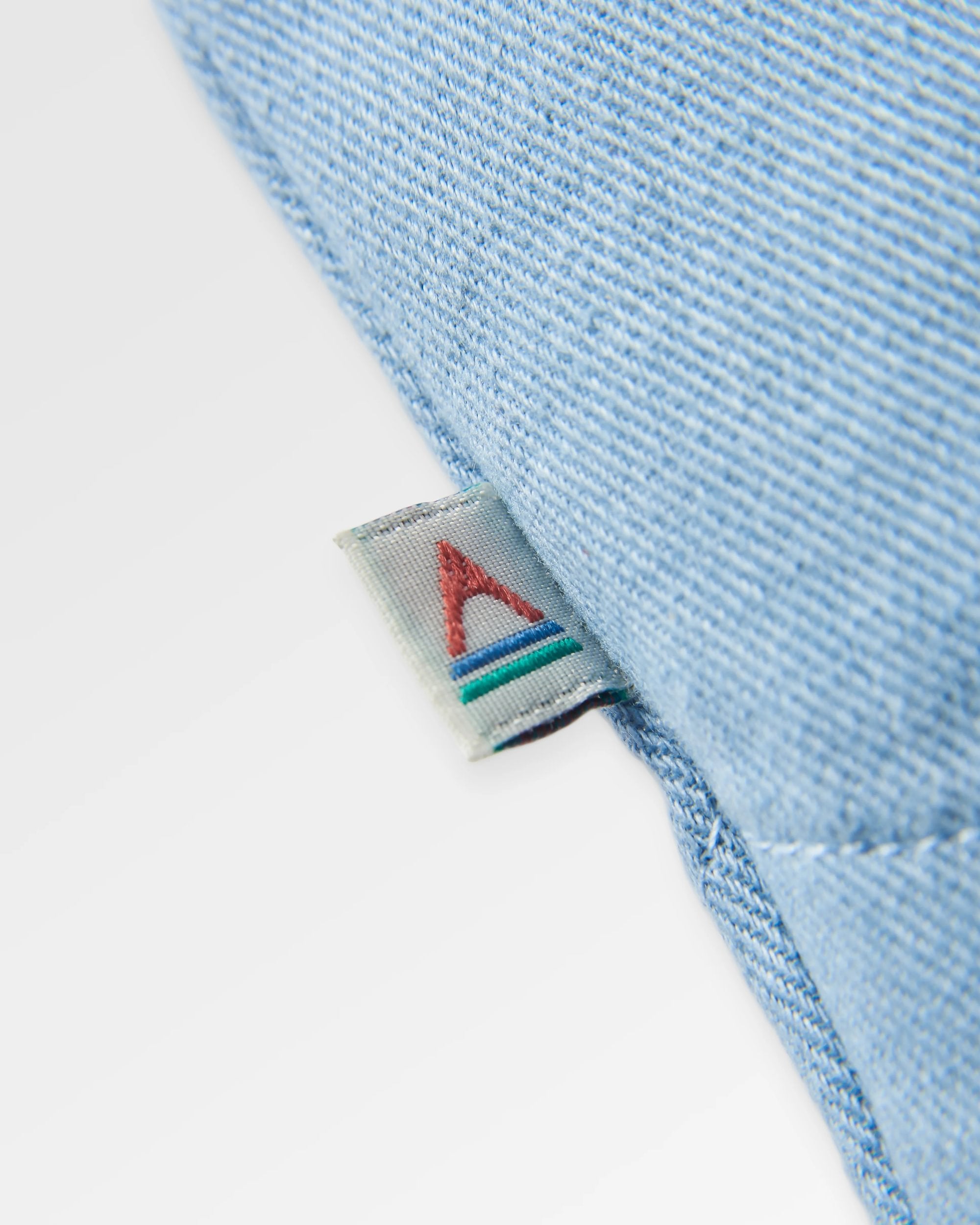 Stella Organic Cotton LS Shirt - Faded Denim - Flatlay