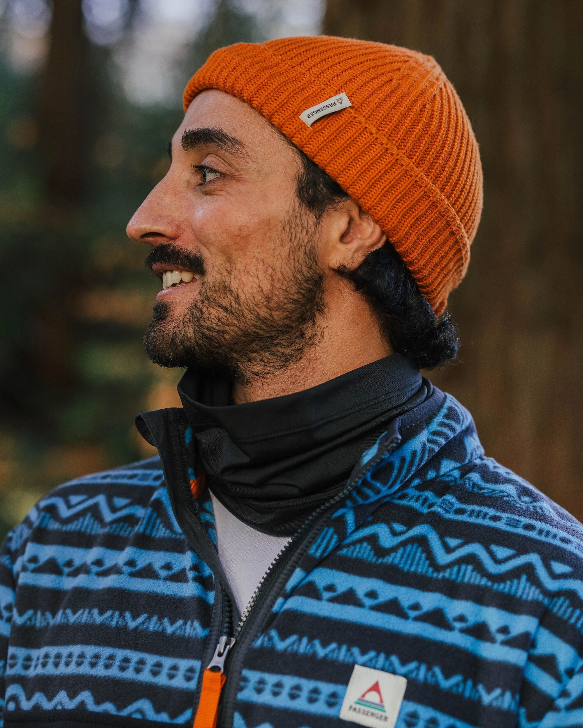 Mist Recycled Neck Gaiter - Black - Lifestyle - Male