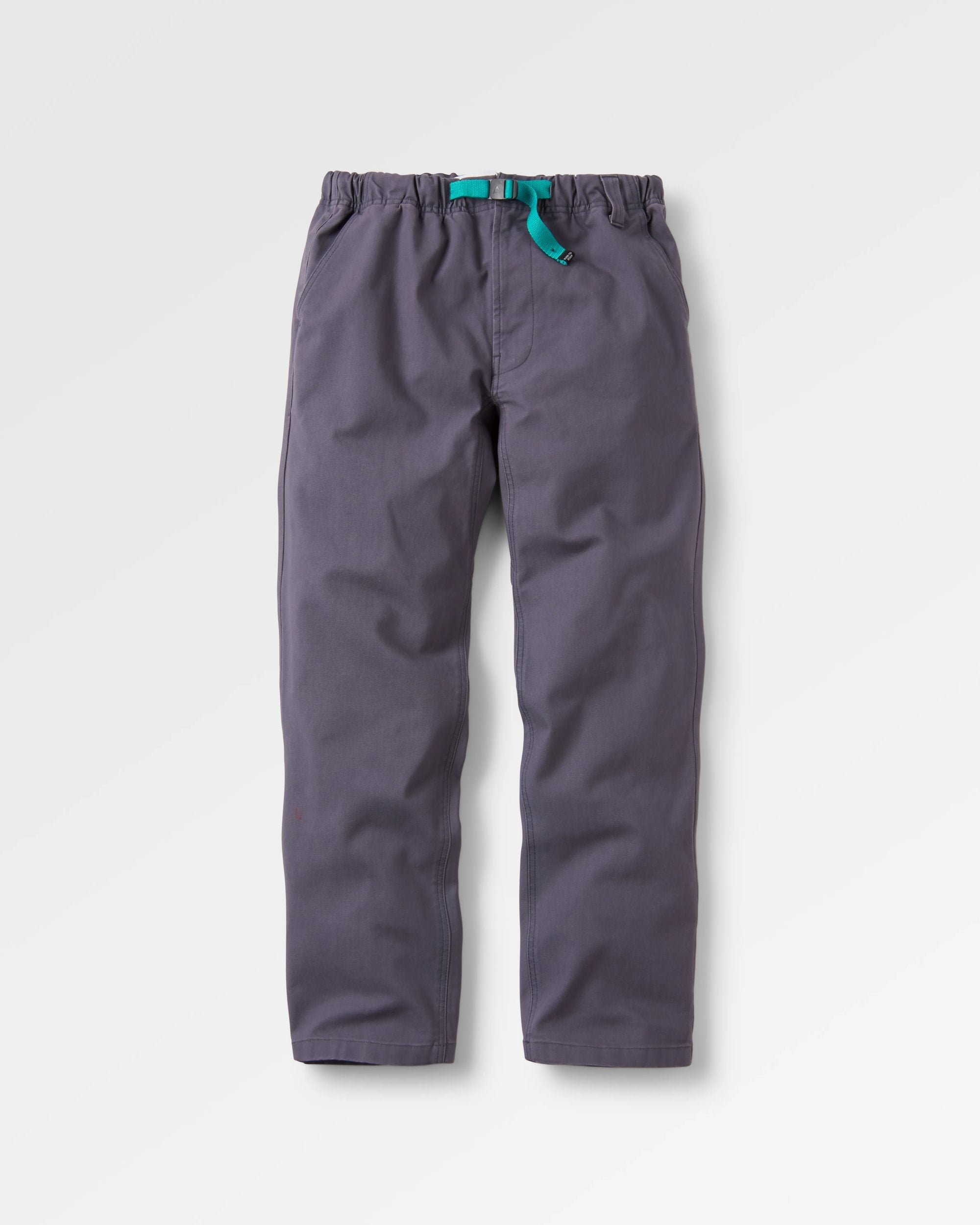 Adventurer Organic Canvas Trouser - Charcoal - Flatlay