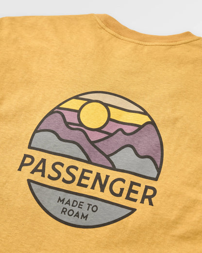 Laidback Relaxed Fit T-Shirt - Dusty Ochre - Flatlay