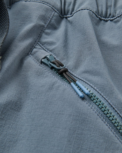 Stride Recycled Active Trail Short - Storm Grey - Flatlay