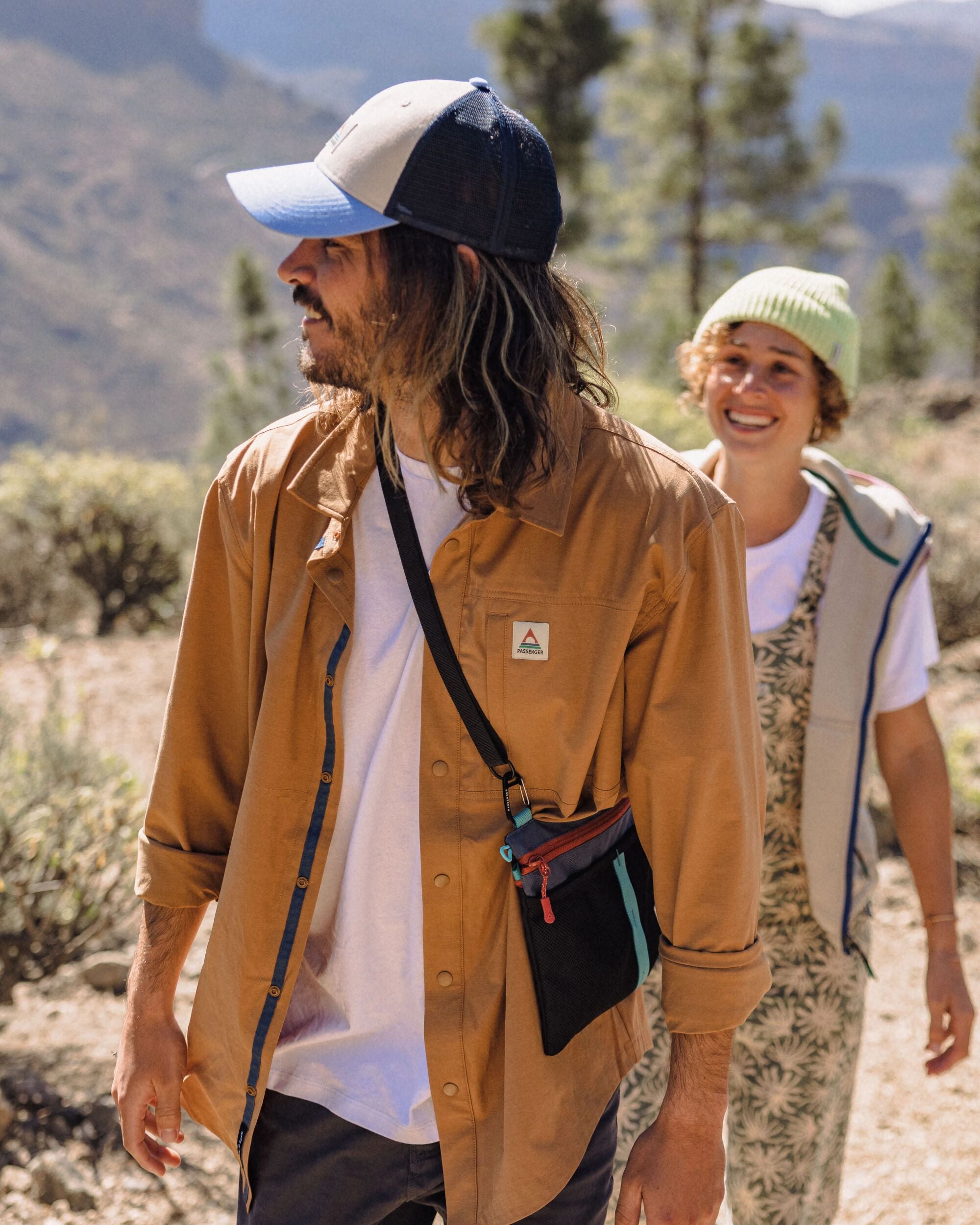 Heritage Mesh Snapback Cap - Cornflower - Lifestyle - Male