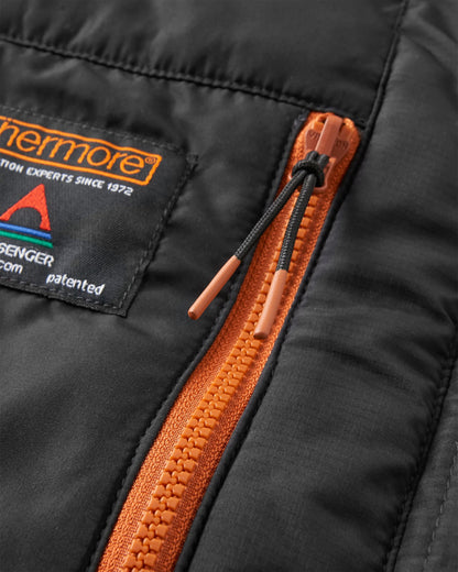 Shasta Lightweight Recycled Thermore® Insulated Vest - Black - Flatlay