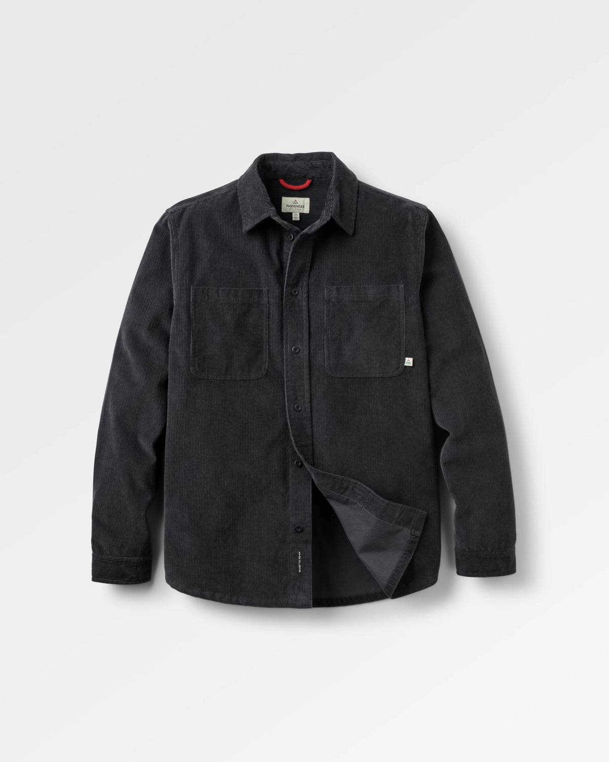 Backcountry Cord Shirt - Faded Black - Flatlay