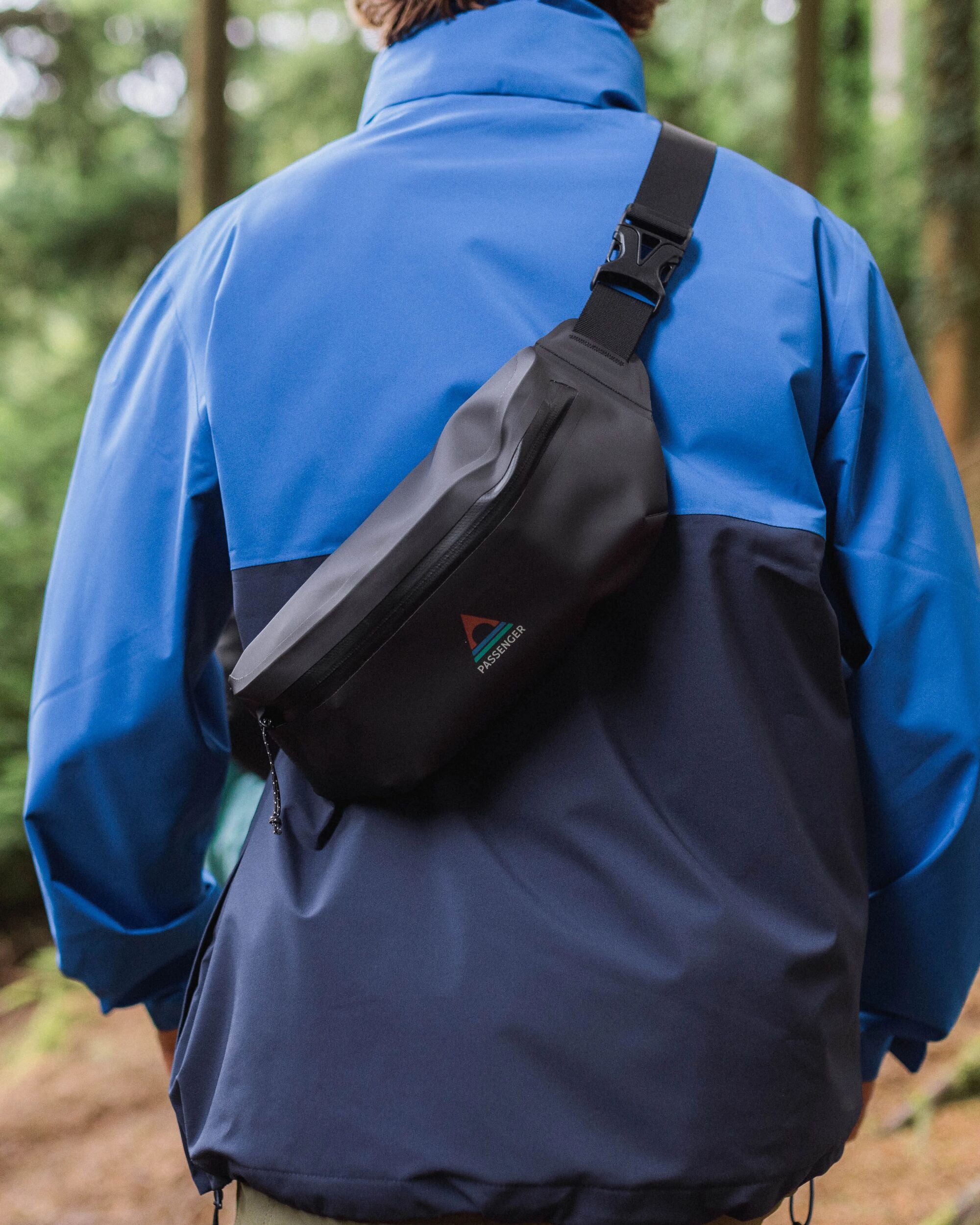 Tide Recycled Nylon Hip Pack - Black - Lifestyle - Male