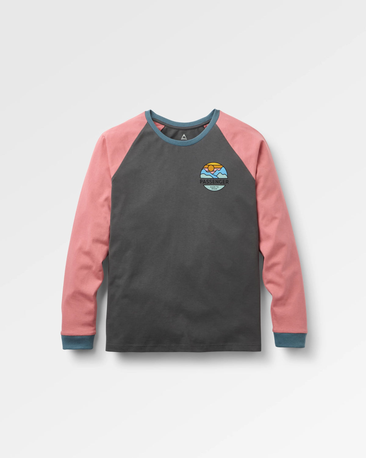 Riser LS T-Shirt - Charcoal - Flatlay