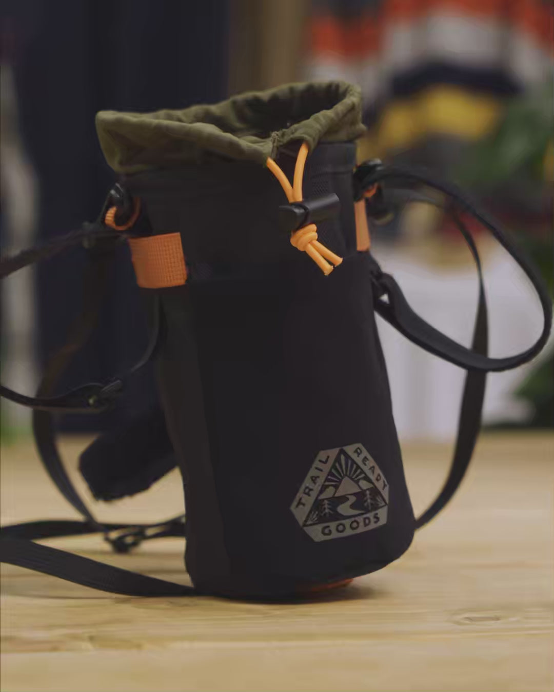 Steer Hybrid Bottle Bike Bag - Provincial Blue - Lifestyle