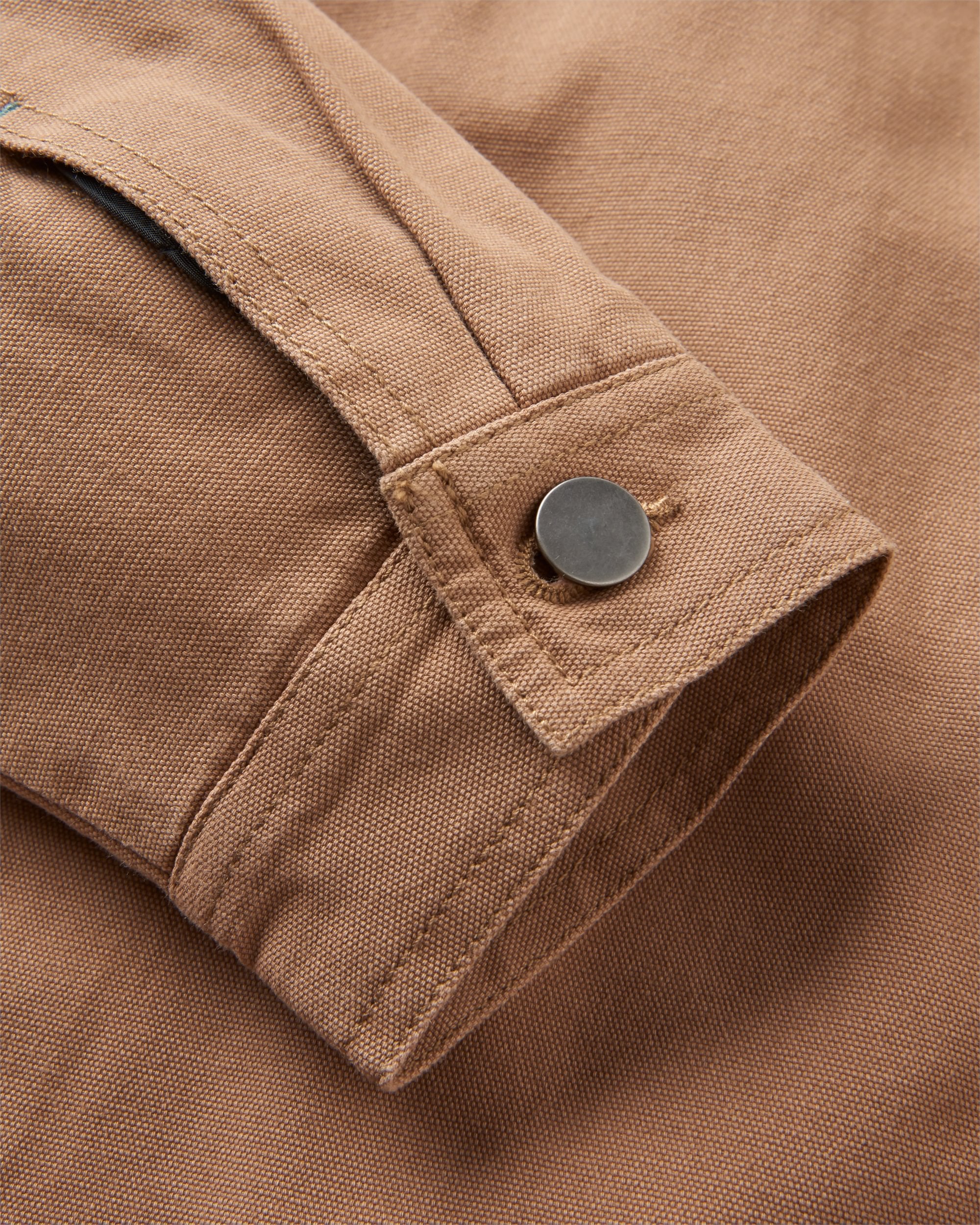 Falcon Organic Cotton Jacket - Toffee - Flatlay