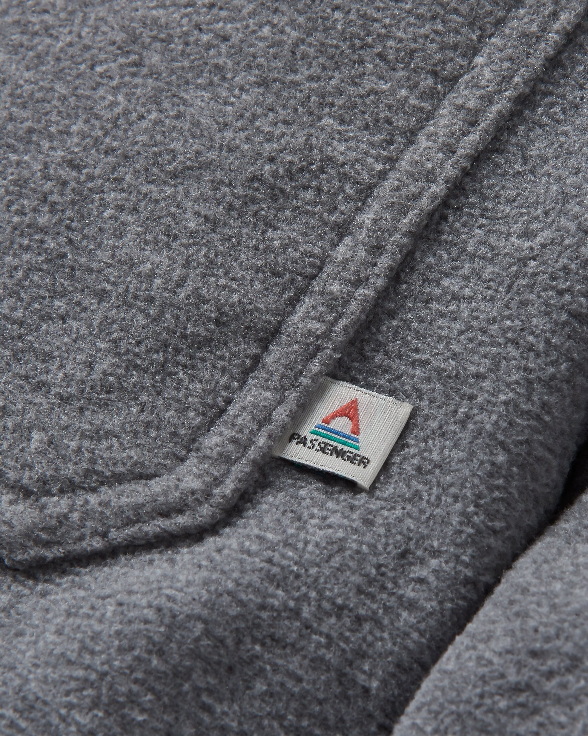 Maple Recycled Polar Fleece Shirt - Grey Marl 2 - Flatlay