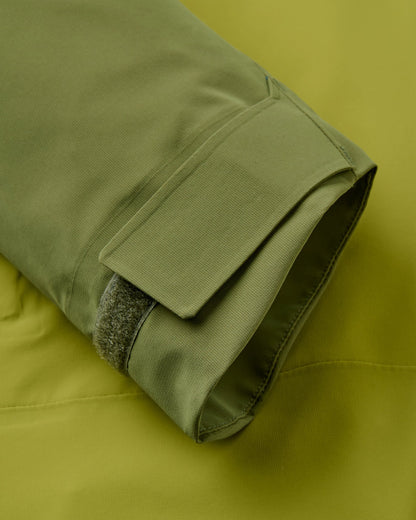 Mens Trailscape 3L Waterproof Jacket - Clover/Tea Green - Flatlay