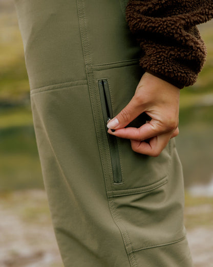 Jasper Outdoor Hybrid Trouser - Dusty Olive - Lifestyle