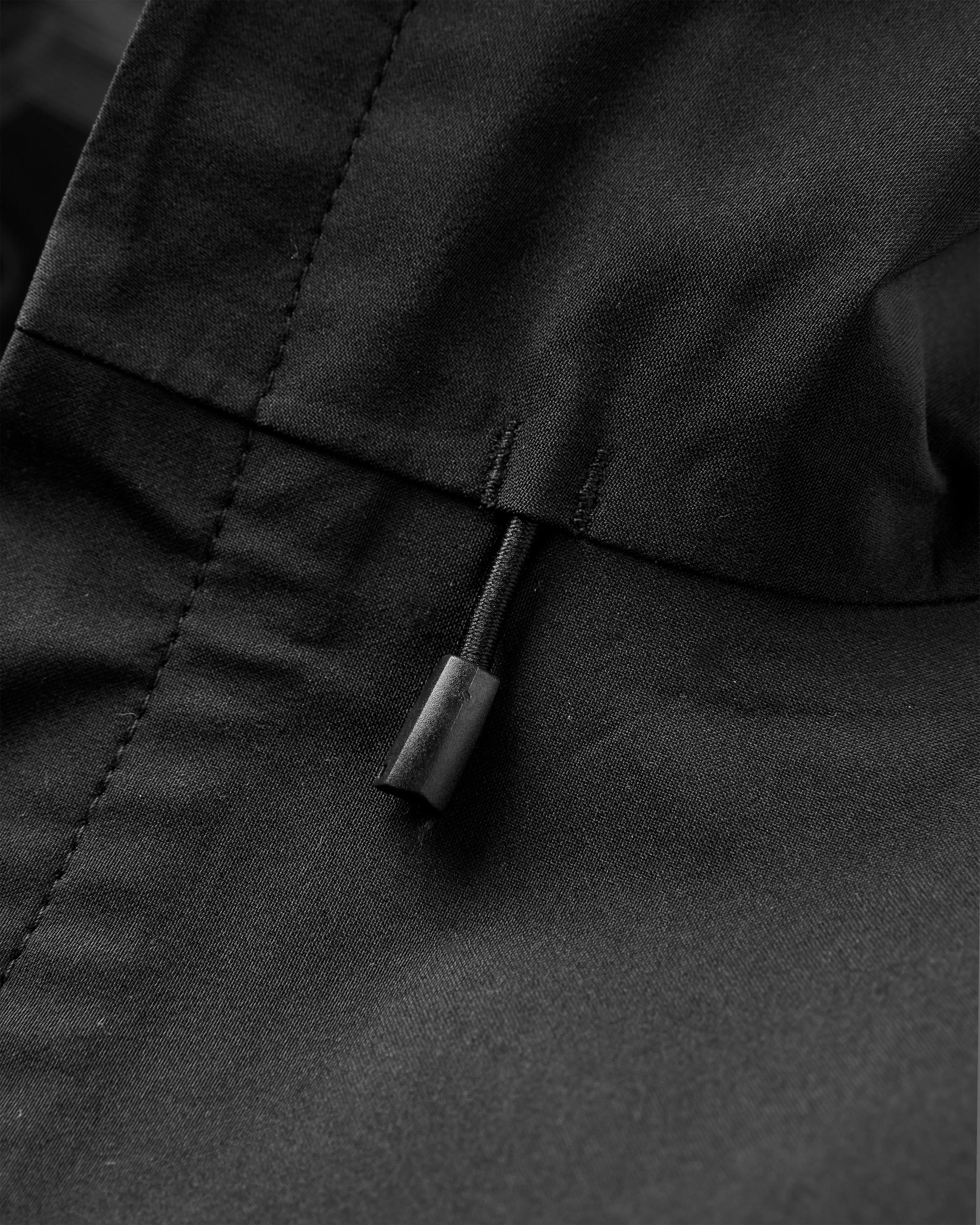 Five Season Recycled Waterproof Jacket - Black - Flatlay