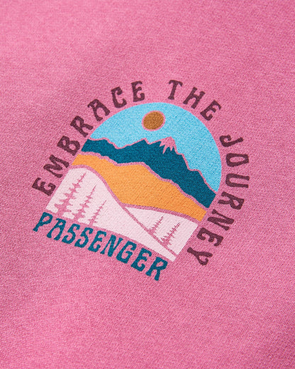 Outlook Recycled Cotton Hoodie - Mauve Haze