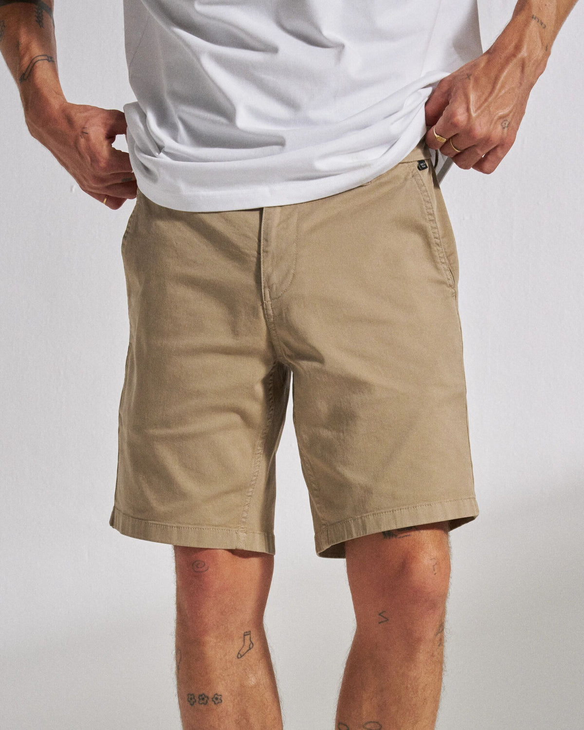 365 Cotton Short - Chinchilla Brown - Studio Model