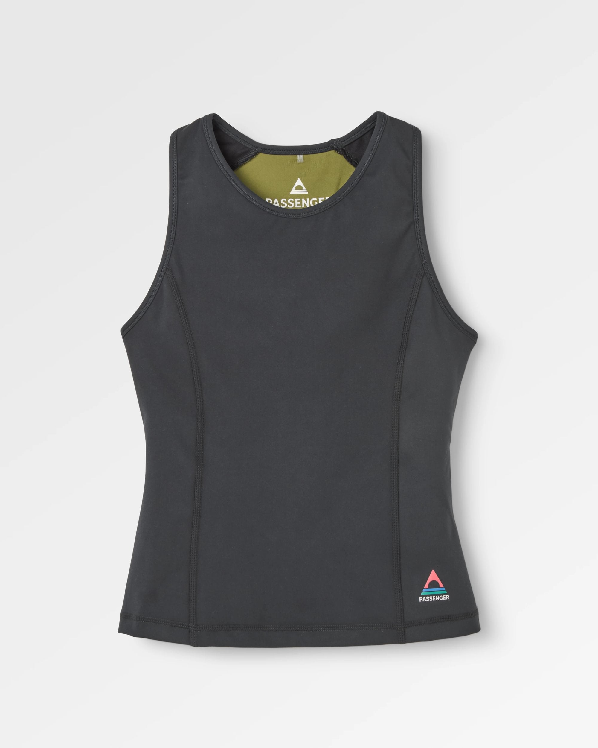 Solscape Active Vest  - Black/Clover - Flatlay