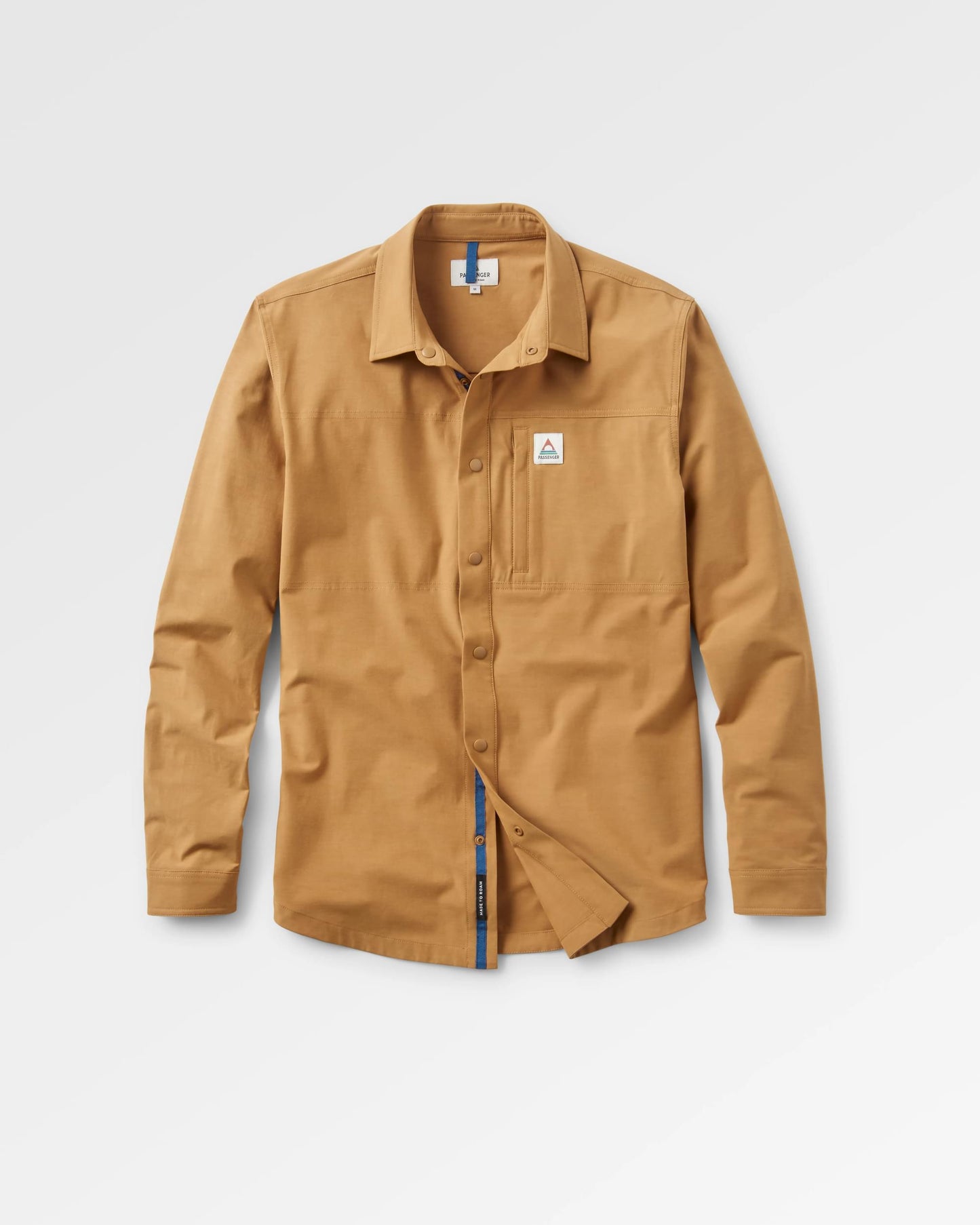 Traveller Stretch Shirt - Coconut - Flatlay