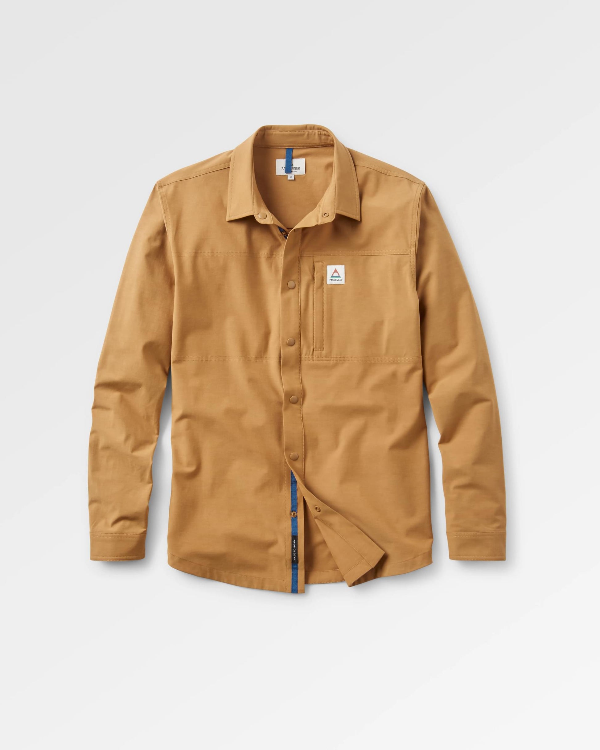 Traveller Stretch Shirt - Coconut - Flatlay