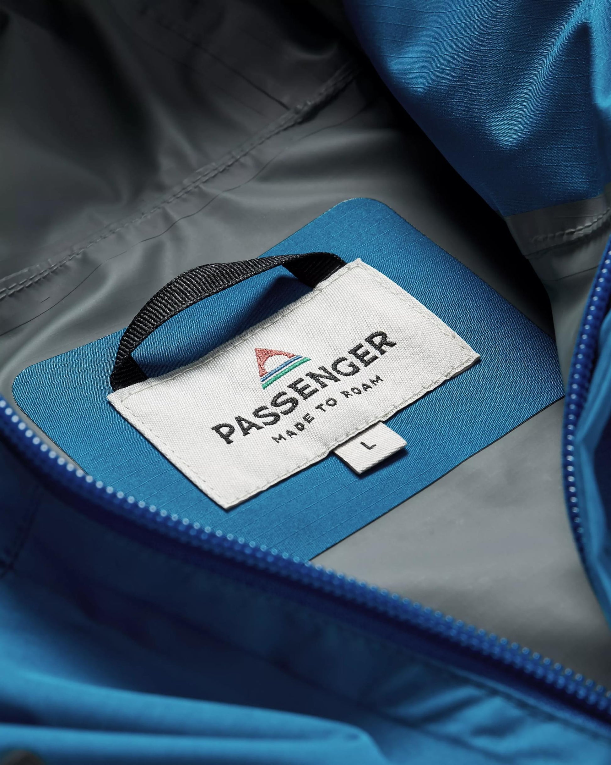Season Waterproof Recycled Jacket - Corsair Blue/ Apricot