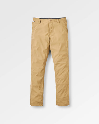 365 Hybrid Trouser - Caramel Brown - Flatlay