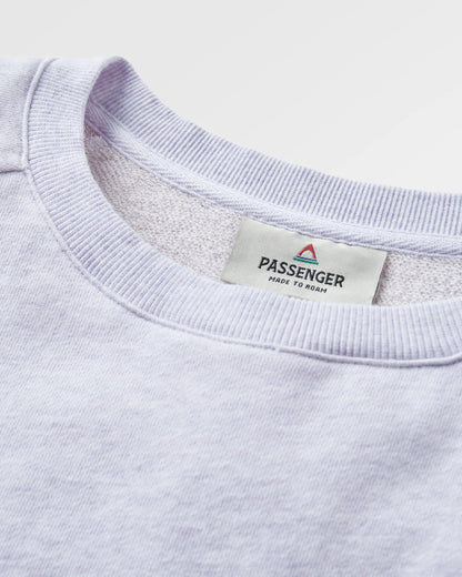 Fade Organic Cotton Sweatshirt - Lilac Mist Marl