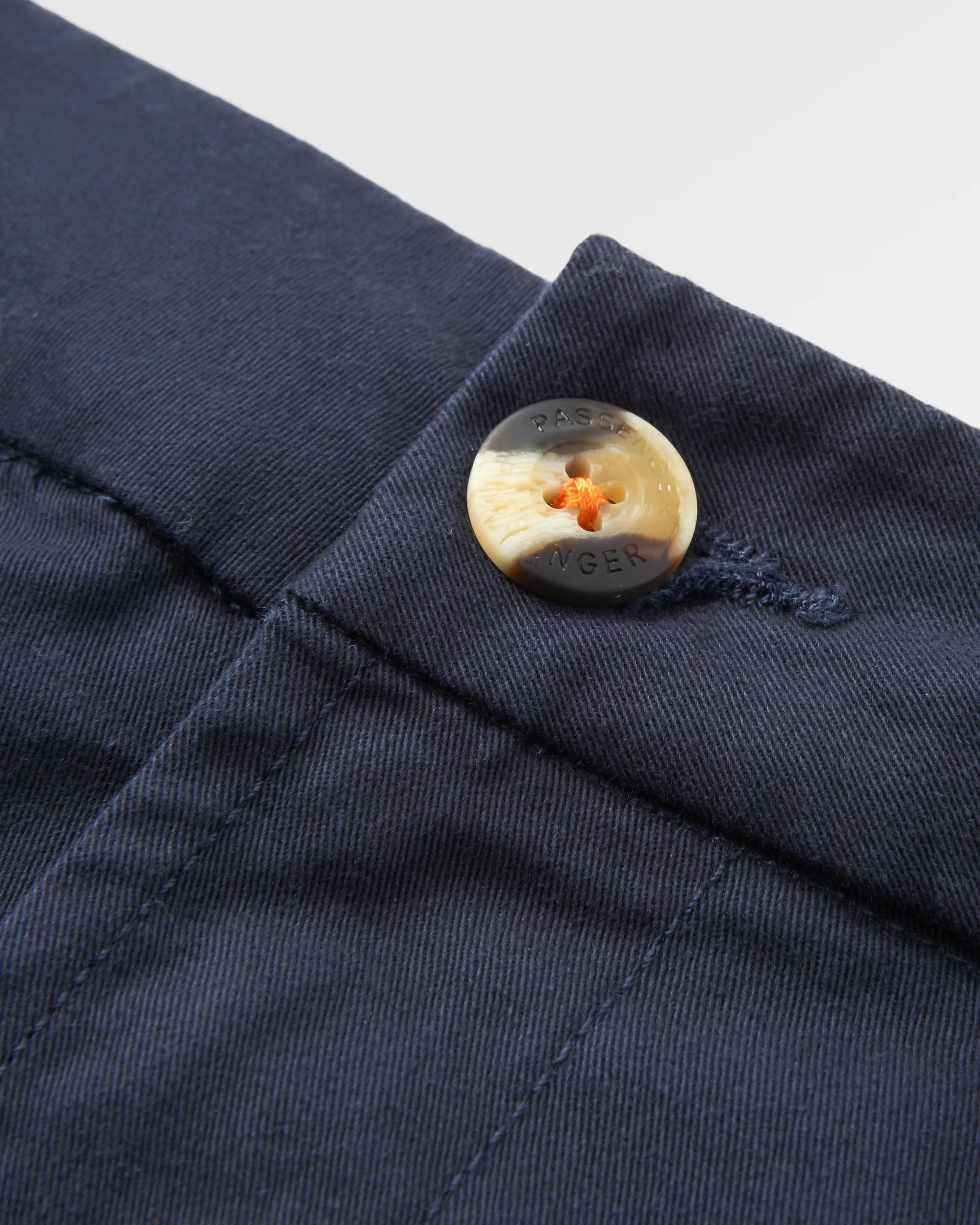 365 Organic Cotton Short - Deep Navy - Flatlay