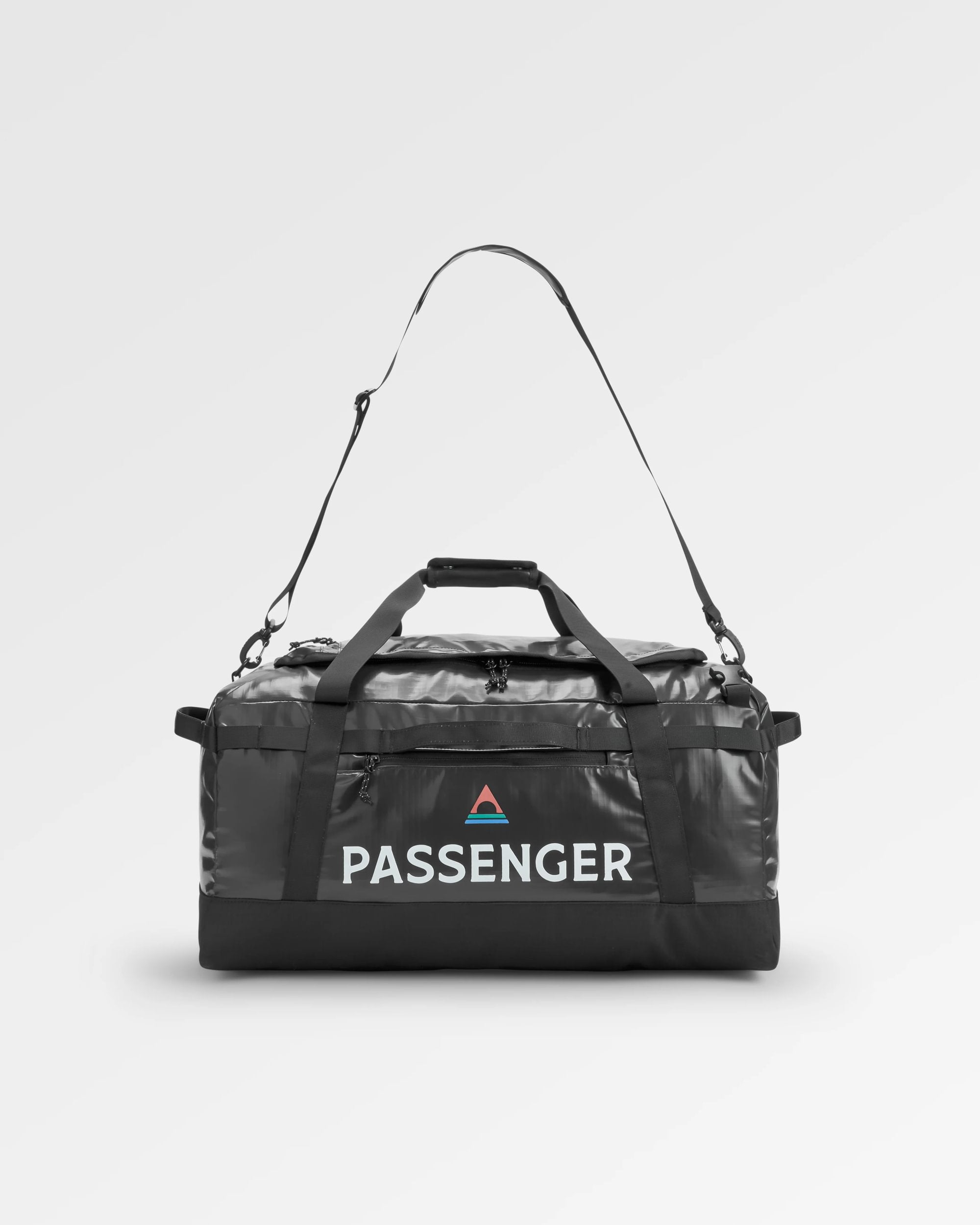 Roamer Recycled 60L Duffel Bag - Phantom Black - Flatlay