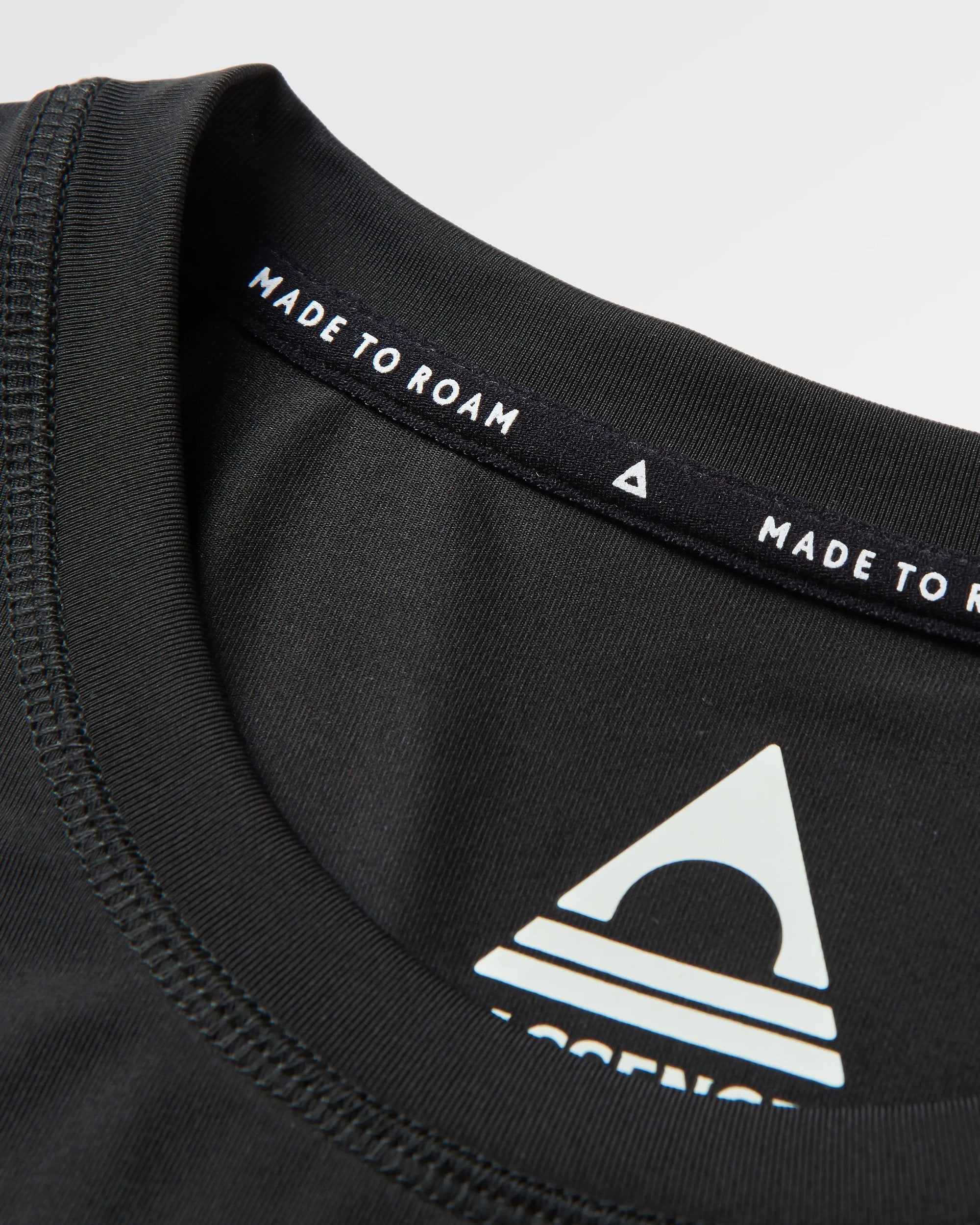 All Day Active Recycled T-Shirt - Black - Flatlay