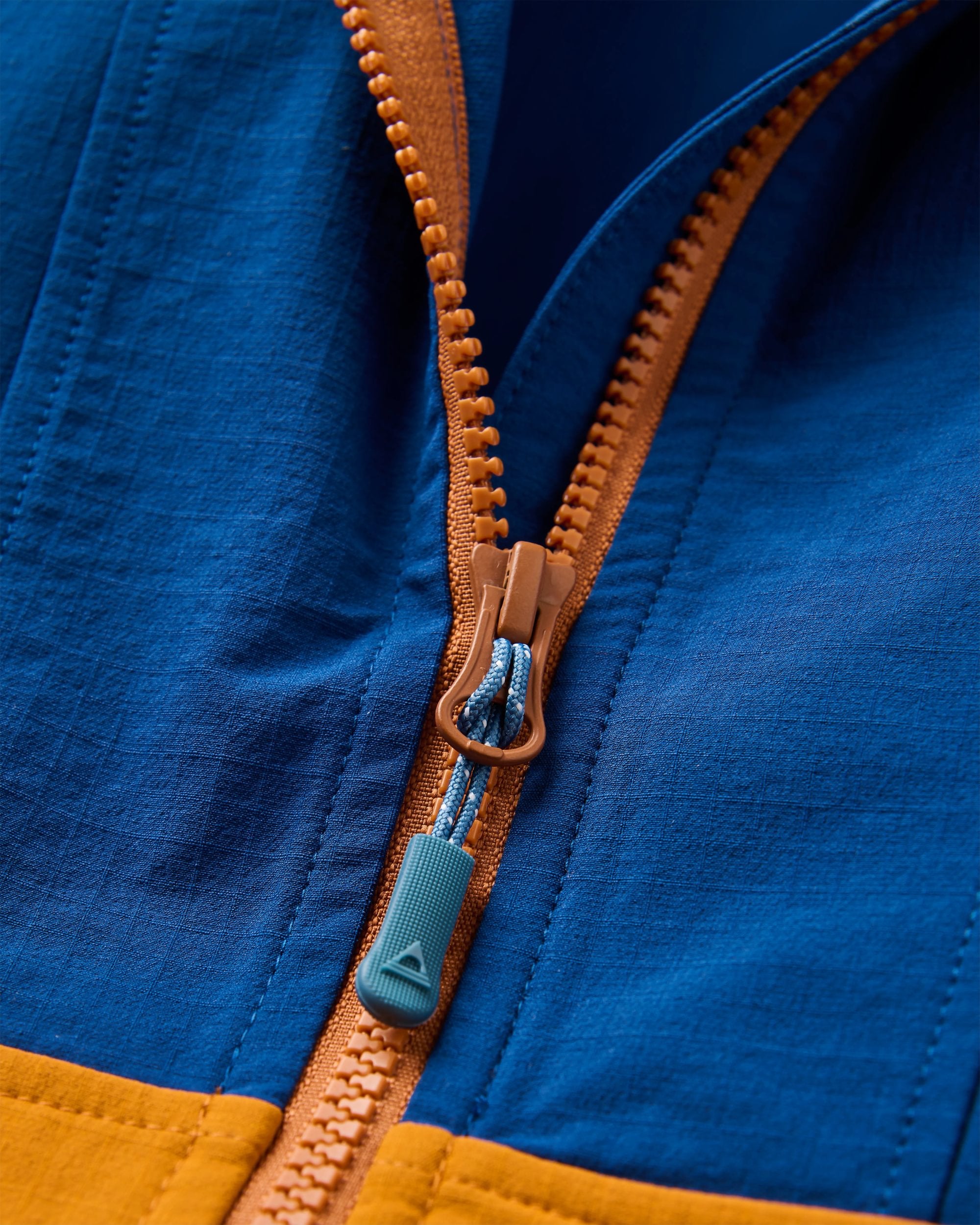 Trailscape Men's Lightweight Softshell Jacket - Blue Navy/Retro Orange - Flatlay
