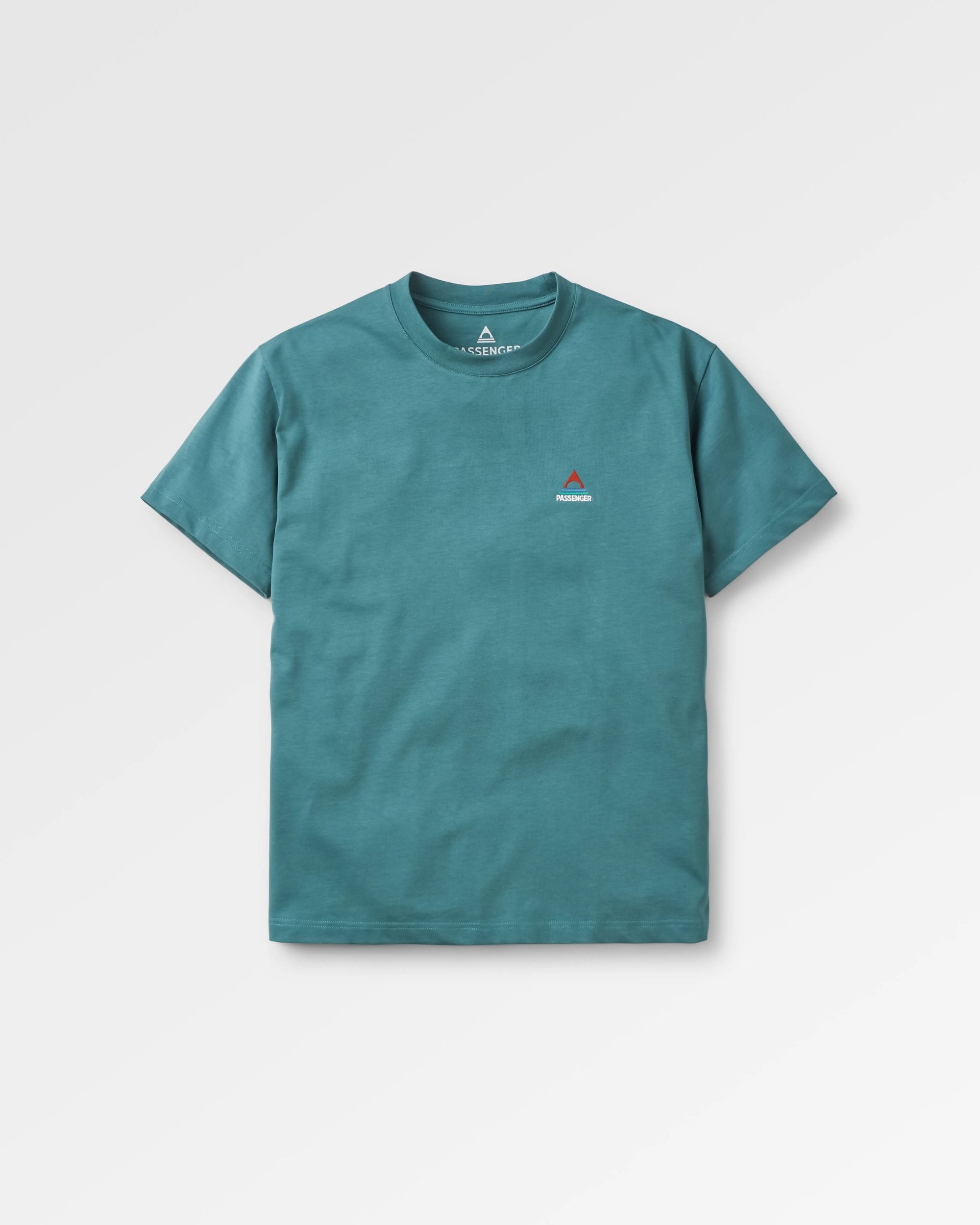 Vita Organic Relaxed Fit T-Shirt - Deep Ocean - Flatlay