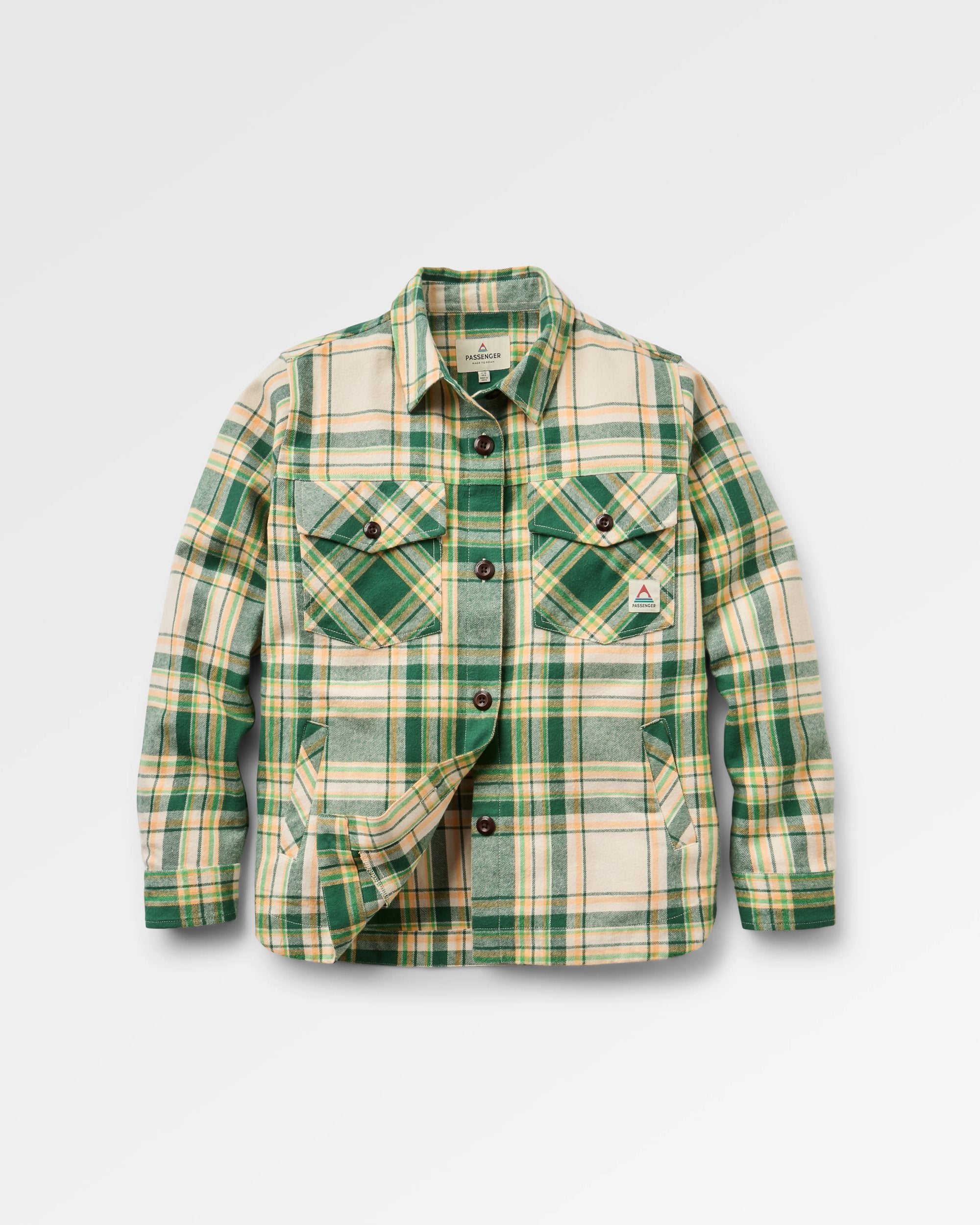 Stella LS Shirt - Pineneedle Check - Flatlay