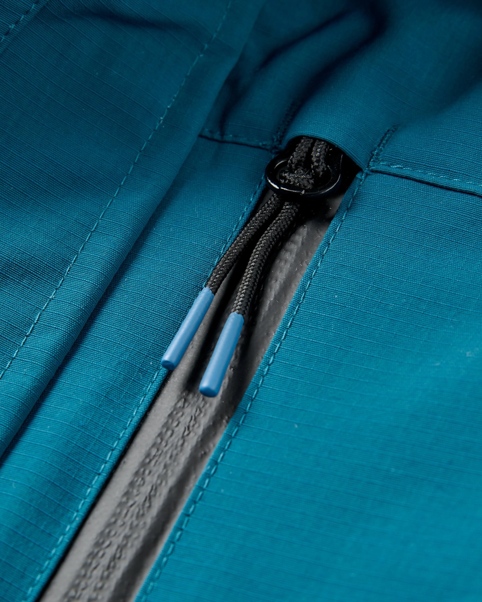 Cloudmont Waterproof Down Parka - Tidal Blue - Flatlay