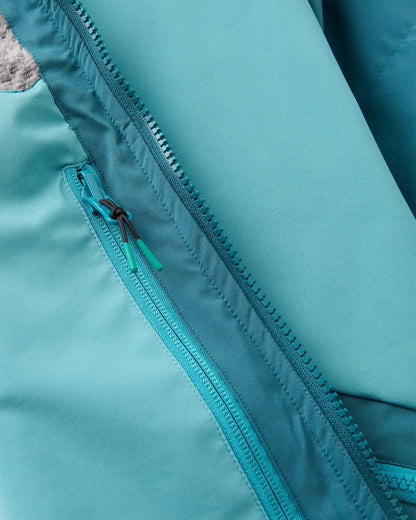 Riptide Lightweight Changing Robe - Mediterranean/ Ocean Teal - Flatlay