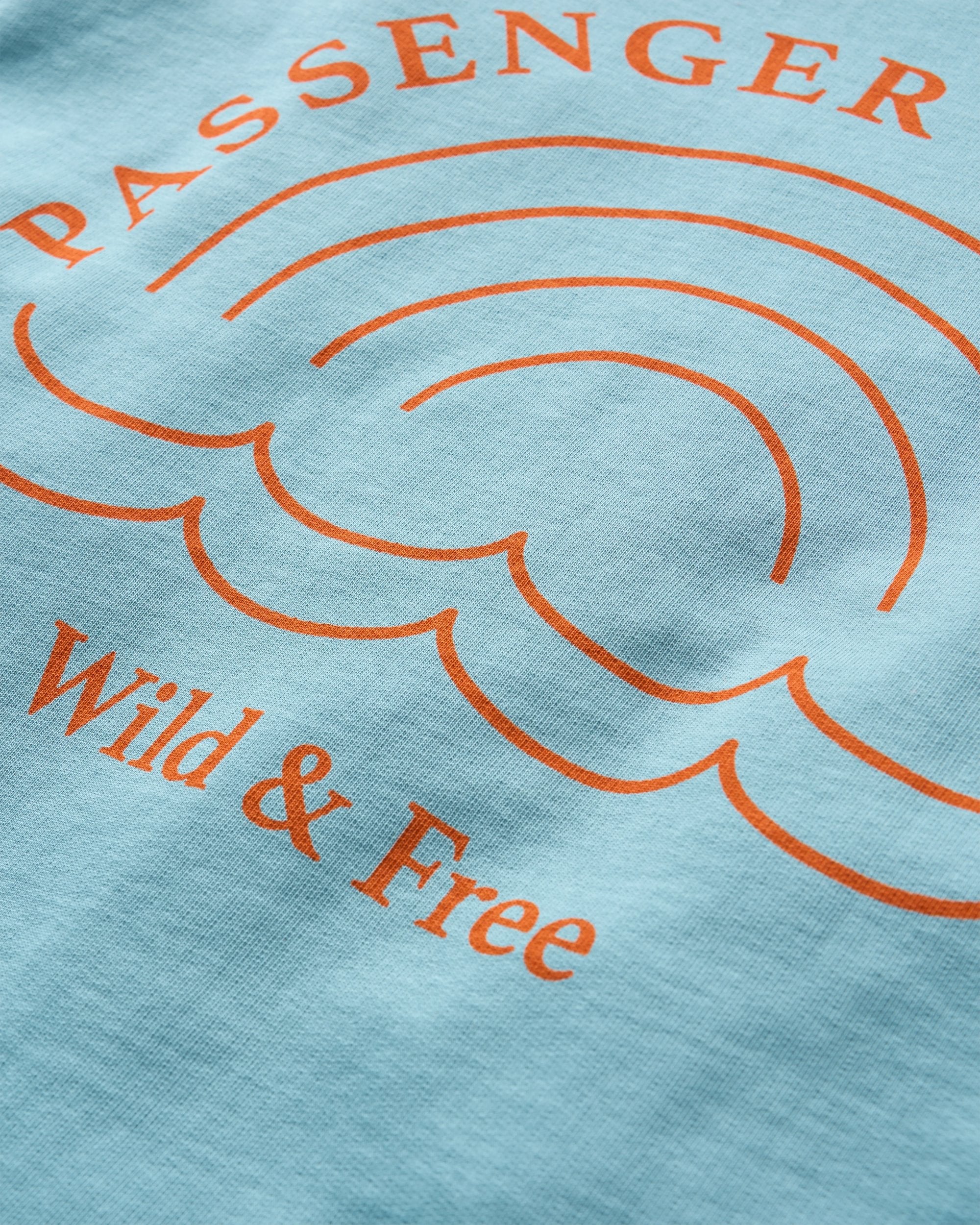 Rainbow Recycled Cotton Oversized Sweatshirt - Arctic - Flatlay