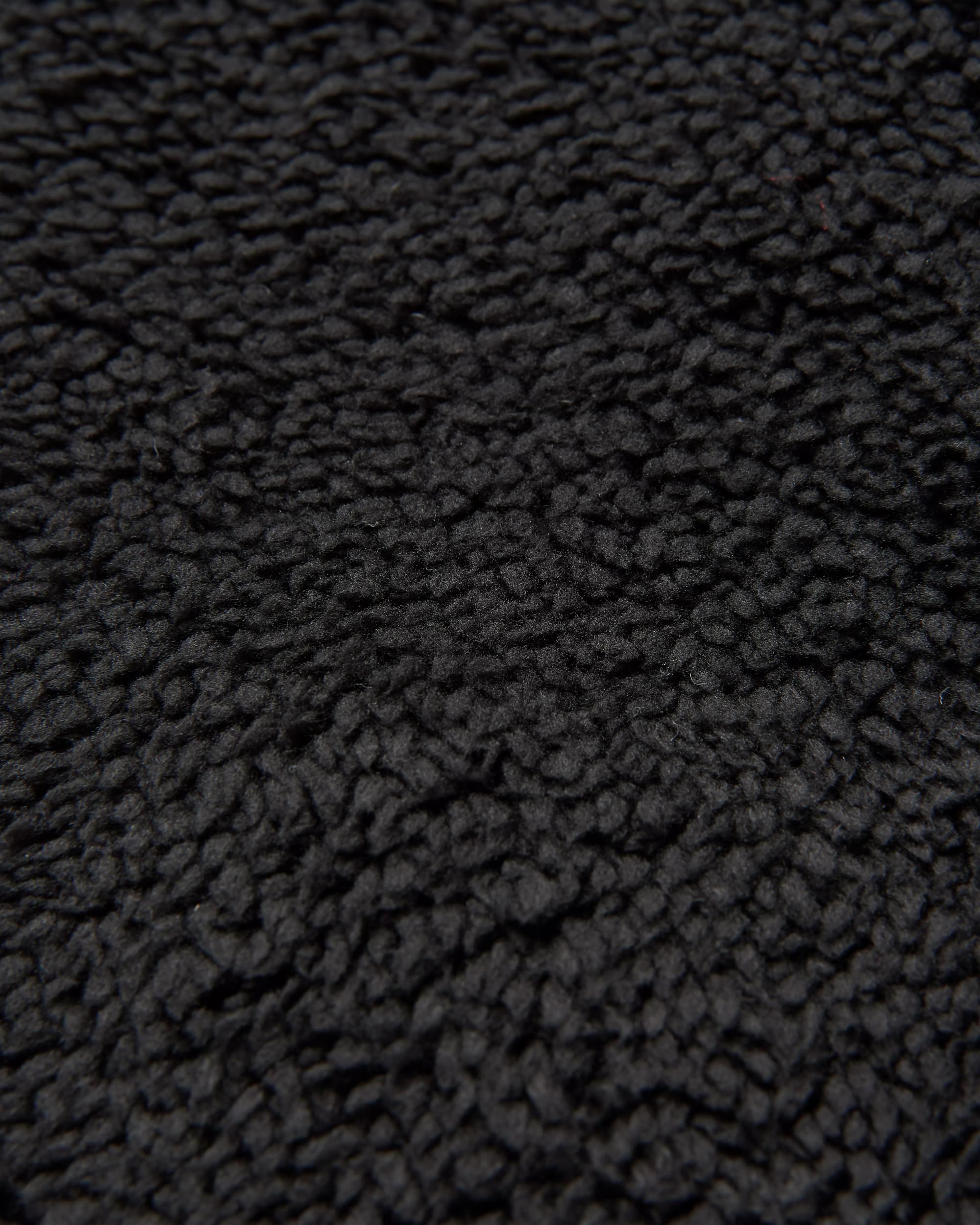 Ash Recycled Sherpa Fleece Snood - Black - Flatlay