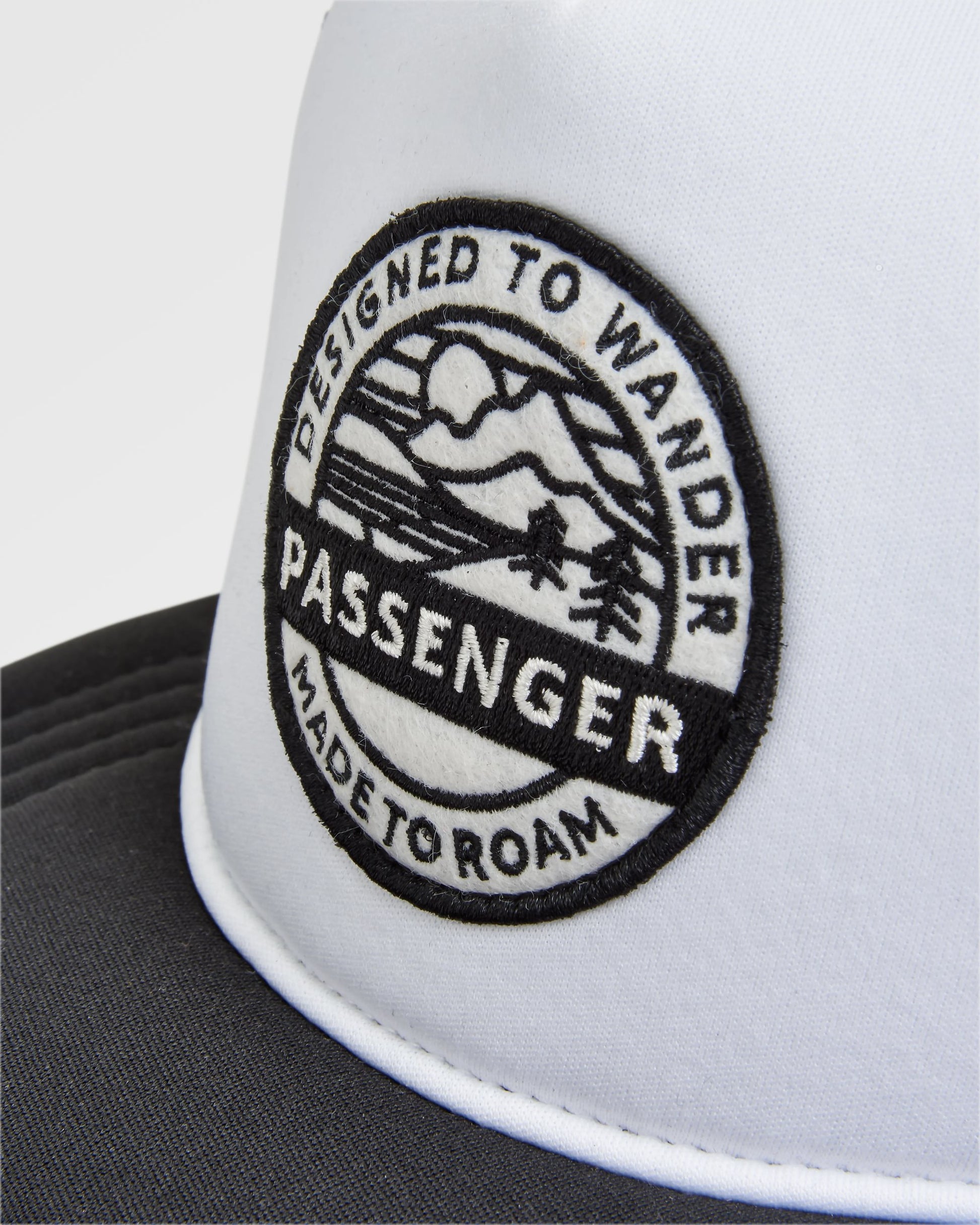 Odyssey Active Trucker Cap - Phantom Black - Flatlay