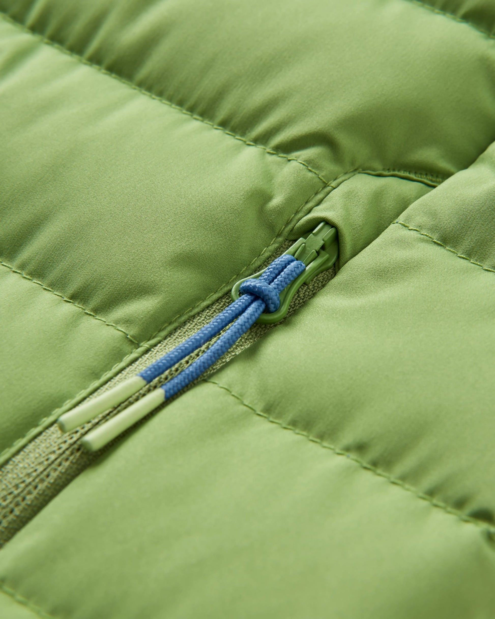 Northstar Down Recycled Vest -  Rich Navy/Pear Green/Arctic - Flatlay