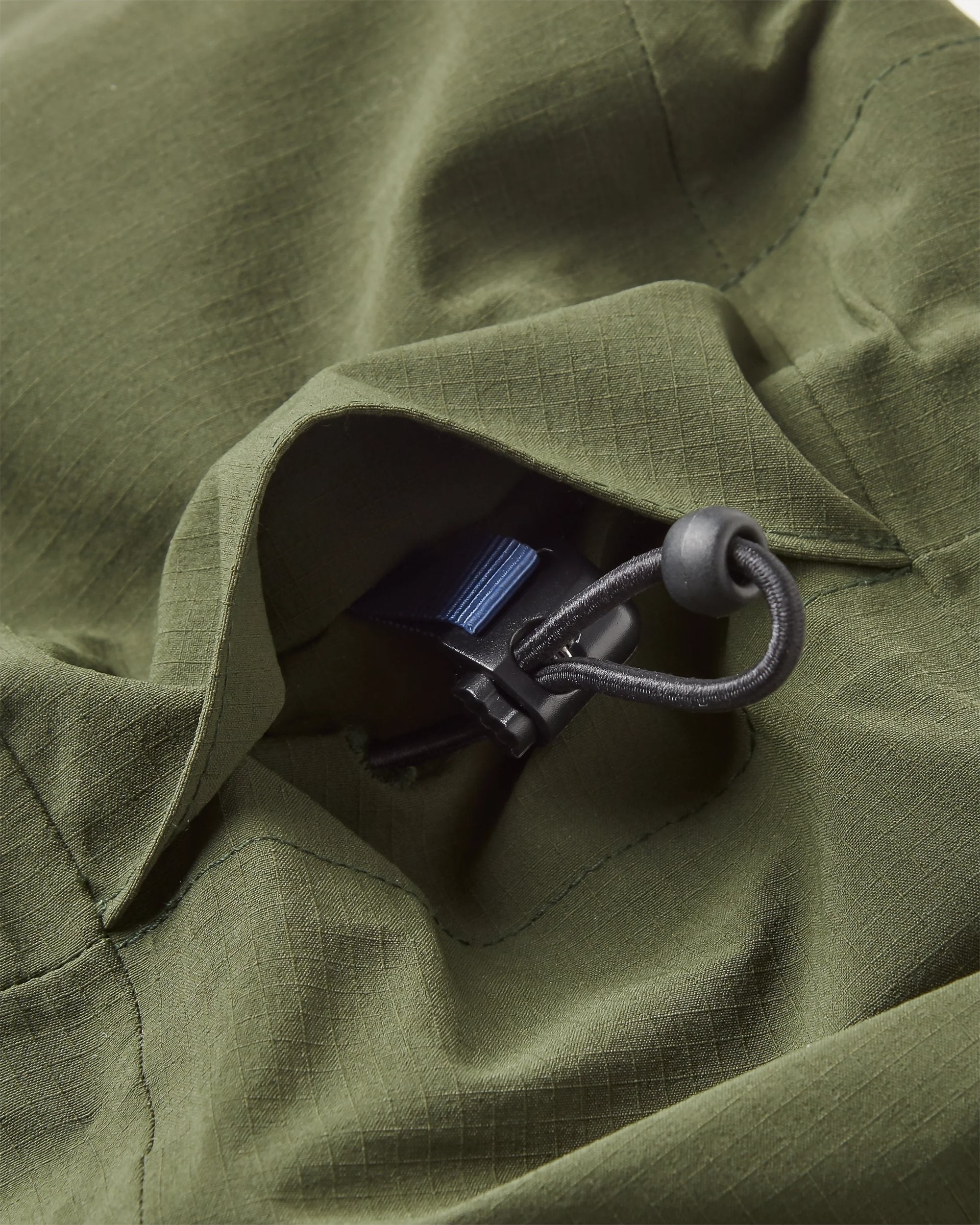 Rainier Waterproof Parka - Fir Tree - Flatlay