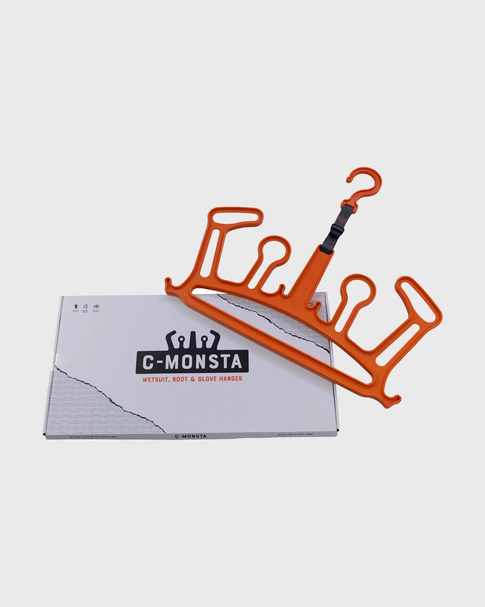 C-Monsta Wetsuit Hanger - Orange - Flatlay